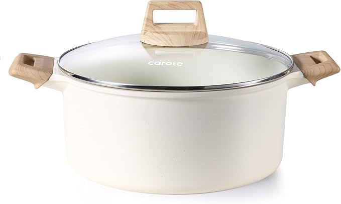 CAROTE 6 Qt Nonstick Stock Pot by CAROTE