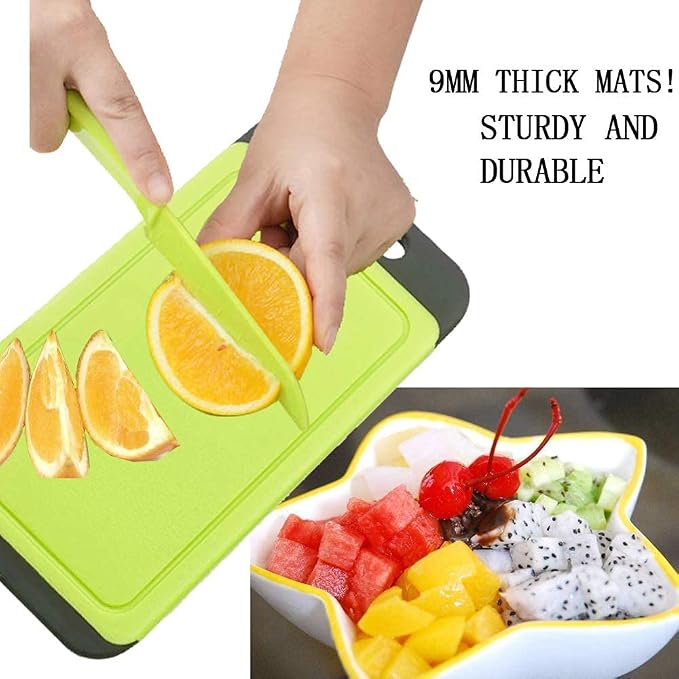 Mini Kitchen Cutting Board Mats, BPA Free, Dishwasher Safe, Juice Grooves - Image 5