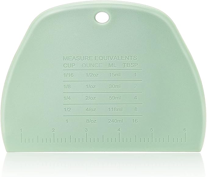 Dough Scraper Bench Scraper for Baking, 3 Pieces Food Safe Plastic - Image 2