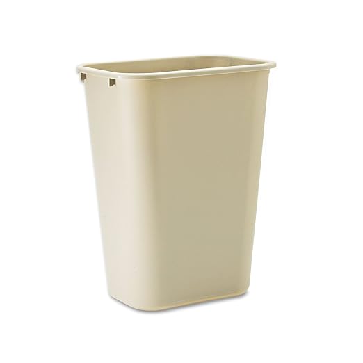 Rubbermaid Commercial Products Deskside Wastebasket/Trash Can, by RubbermaidCommercialProducts