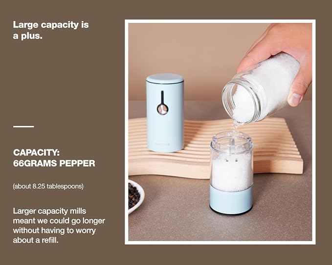 Electric Pepper Grinder and Salt Mill Set - Image 5