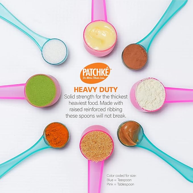 Plastic Measuring Spoons, Fits in Jar, Good - Image 7