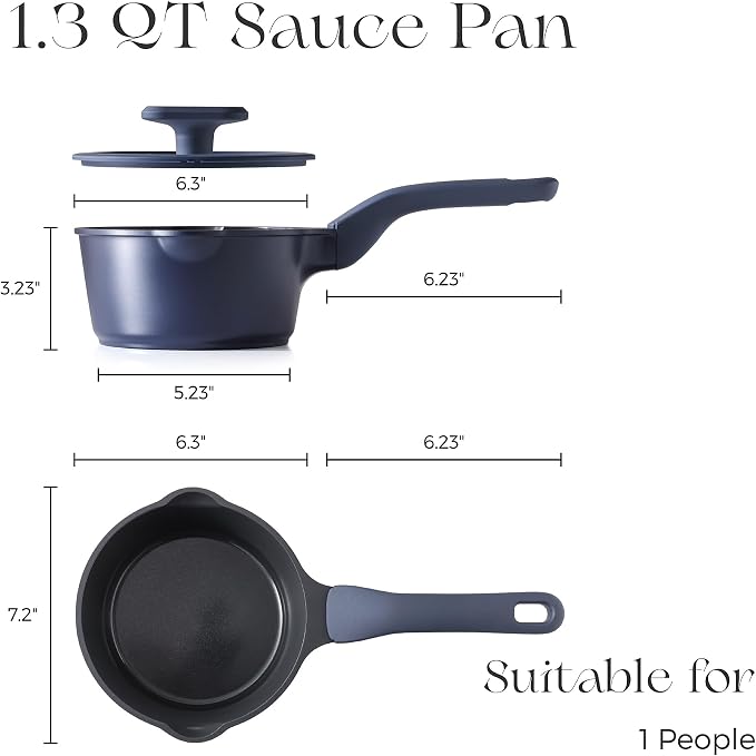PRICUSIS Ceramic Nonstick Saucepan - Image 9
