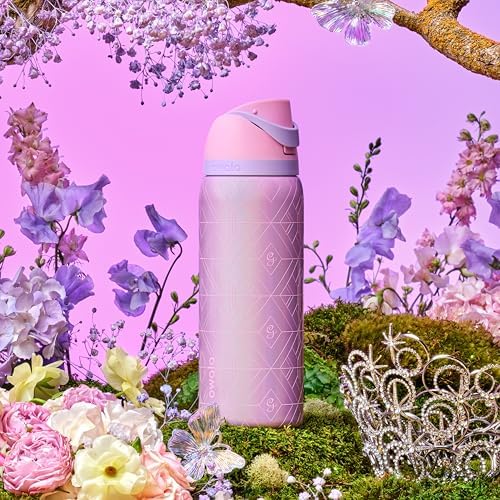 Owala Wicked FreeSip Stainless Steel Water Bottle 32 oz Glinda (Pink)
