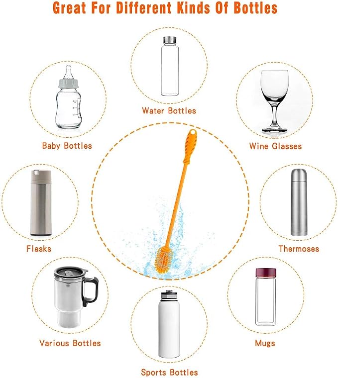 Silicone Bottle Cleaning Brush - Image 5