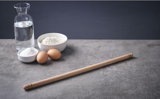 Beech Wood Non-Stick Oil Rolling Pin -Turkish Oklava-Infused Smooth Surface - Image 6