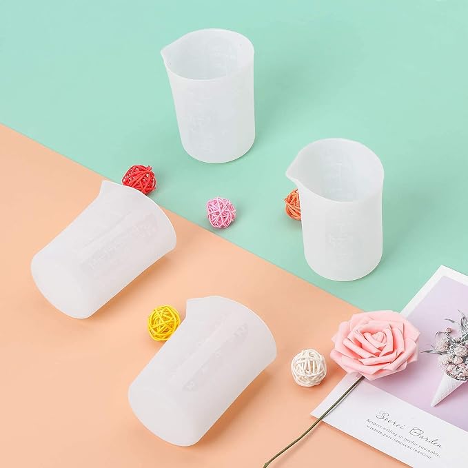Gartful 250ml Silicone Measuring Cups, Casting Molds, Stain Jewelry Making - Image 7