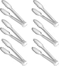 6 Pack Serving Tongs Kitchen Tongs, Buffet Tongs, Stainless Steel Food Tong by Must-havesForYourKitchen