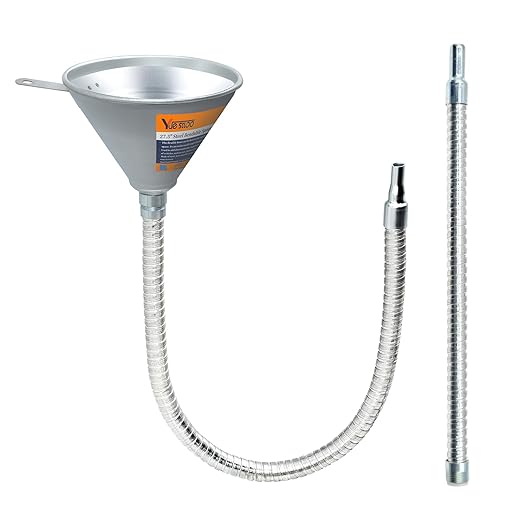 3Pcs 14.84" & 27.56" Steel Bendable Spout Funnel by Yuesstloo