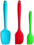 Silicone Spatula 3‑Piece Set Heat Resistant 600°F Non‑Stick Rubber Spatulas by ALLWIN-HOUSEWARE