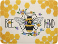 Giwawa Bee Kind Dish Drying Mat, Summer Bees Flowers Dish Drainer Mats by Giwawa