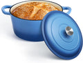 P&P CHEF 7QT Enameled Dutch Oven, Cast Iron Dutch Oven Pot by PPCHEF