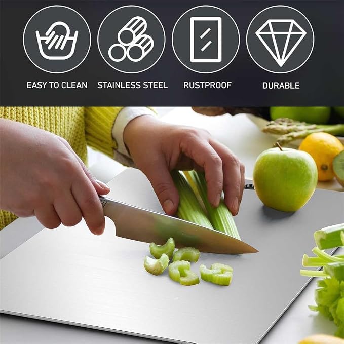 Apex Titanium Cutting Board, Stainless Steel Cutting Board, Titanium Cutting - Image 3