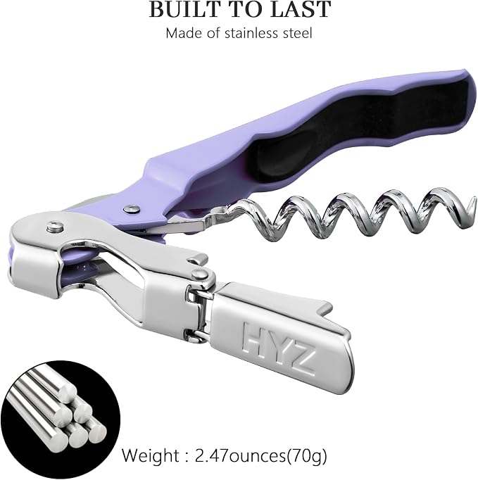 HYZ 2-Pack Wine Opener Waiter Corkscrew, Professional Wine Key - Image 5