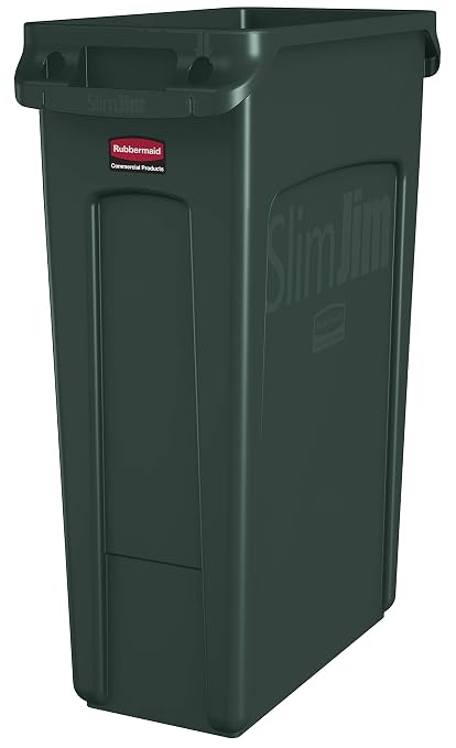 Rubbermaid Commercial Products Slim Jim Trash/Garbage Can by RubbermaidCommercialProducts