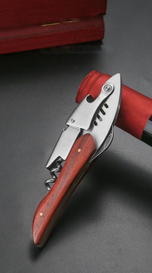 True Shark Corkscrew, Professional Waiters Corkscrew Wine Key Bottle Opener - Image 8