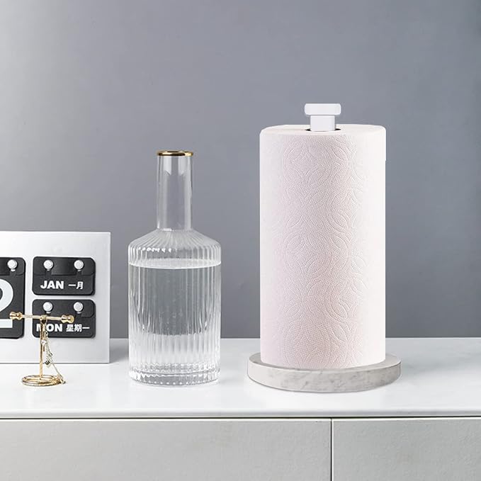 Paper Towel Holder Countertop, Standing Paper Towel Roll Holder - Image 5