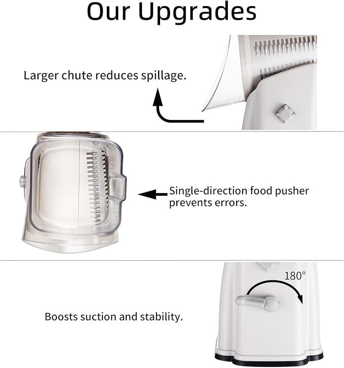 Upgrade Rotary Cheese Grater Shredder - Image 5