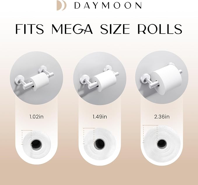 Day Moon™ - Toilet Paper Holder - Modern Roll Holder - Image 6