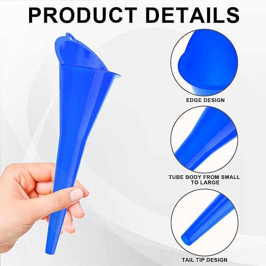 Long-Neck Oil Funnel for Automotive – Multi-Function Plastic Funnel for Oil - Image 3