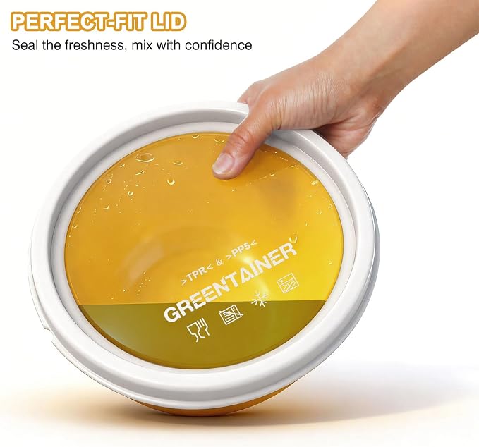 Greentainer Plastic Mixing Bowls - Image 3