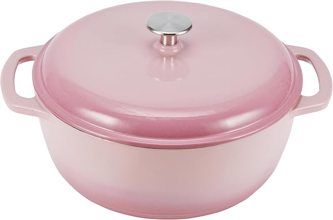 Amazon Basics Enameled Cast Iron Dutch Oven Pot by AmazonBasics