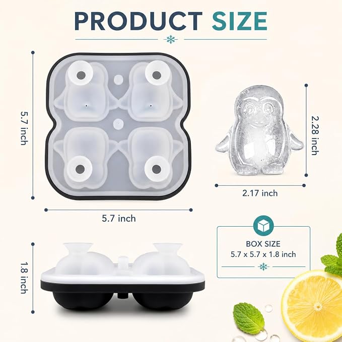 Penguin Ice Cube Tray Mold - Image 2