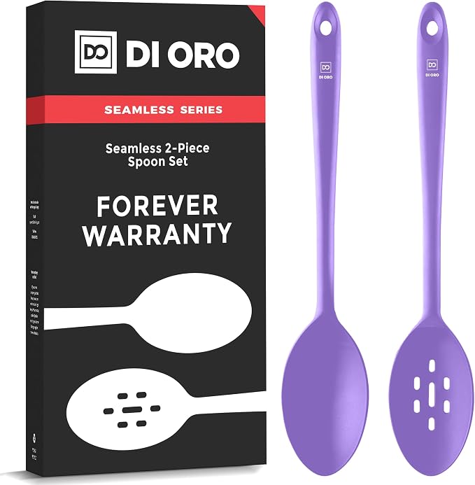 DI ORO Silicone Spoons for Cooking by DIORO