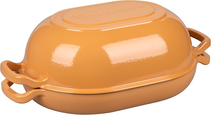 VORRINGARD Enameled Cast Iron Sourdough Bread Oven, Dutch Oven, Loaf Cast Iron - Image 8