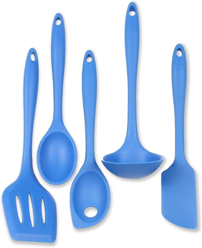 Chef Craft 42075 5 Piece Silicone Kitchen Tool and Utensil Set by ChefCraft