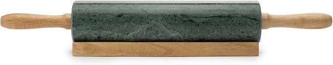Fox Run Marble Rolling Pin and Base - Image 3