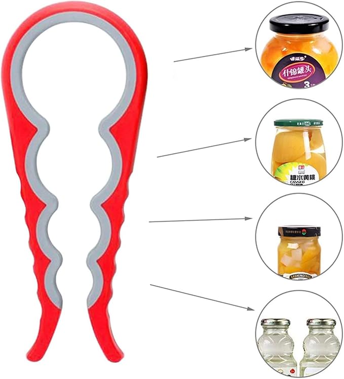 Jar Opener for Seniors with Arthritis, Jar Opener for Weak Hands, 5-in-1 Bottle - Image 3