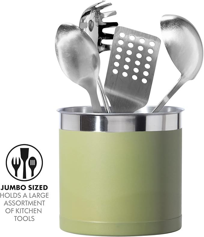 Oggi Stainless Steel Jumbo Utensil Holder - Image 3