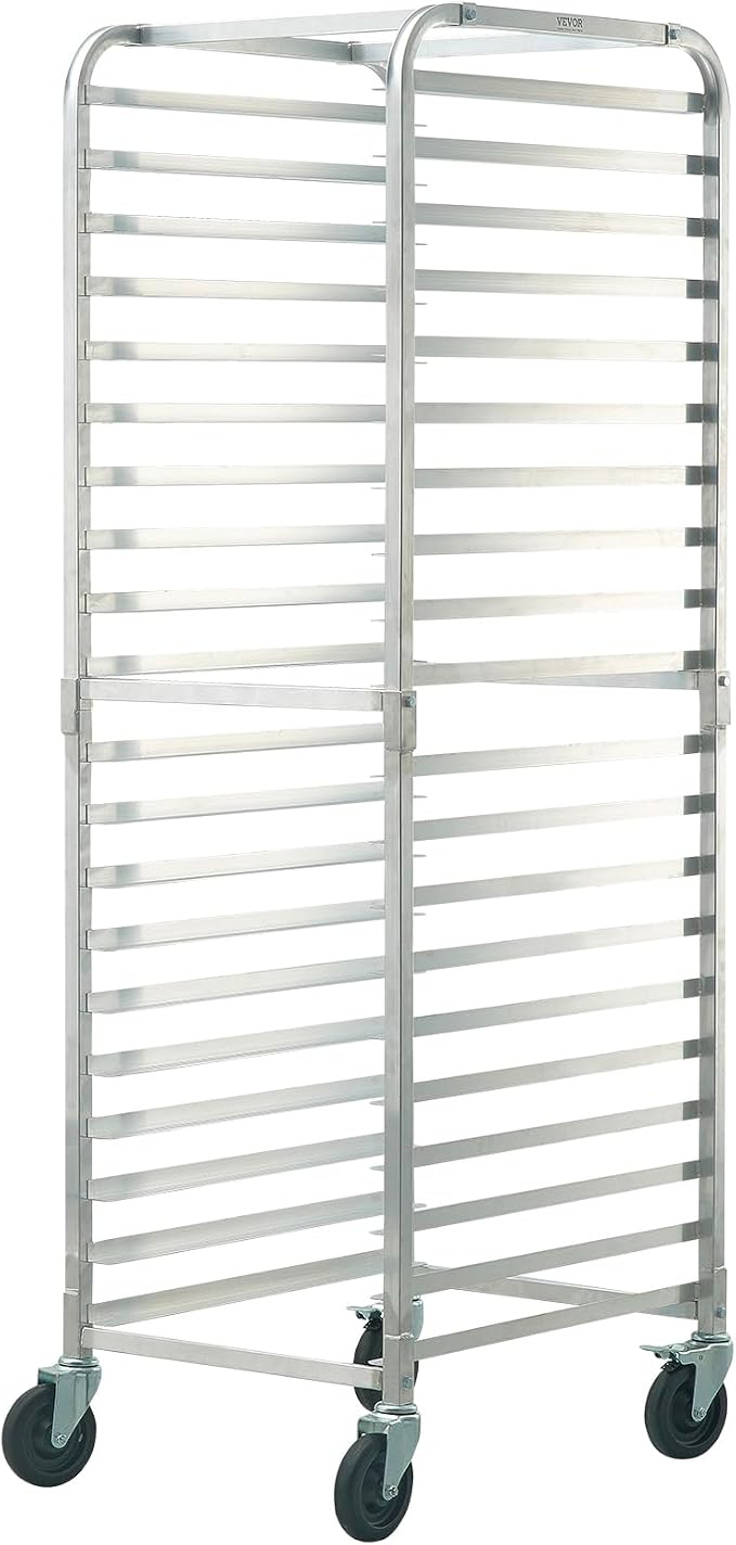 VEVOR Bun Pan Rack, 20-Tier Commercial Bakery Racks - Image 9
