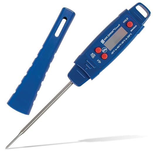 San Jamar Escali IPX7 Waterproof Digital Thermometer – THDGWP -40°F to 450°F by SanJamar