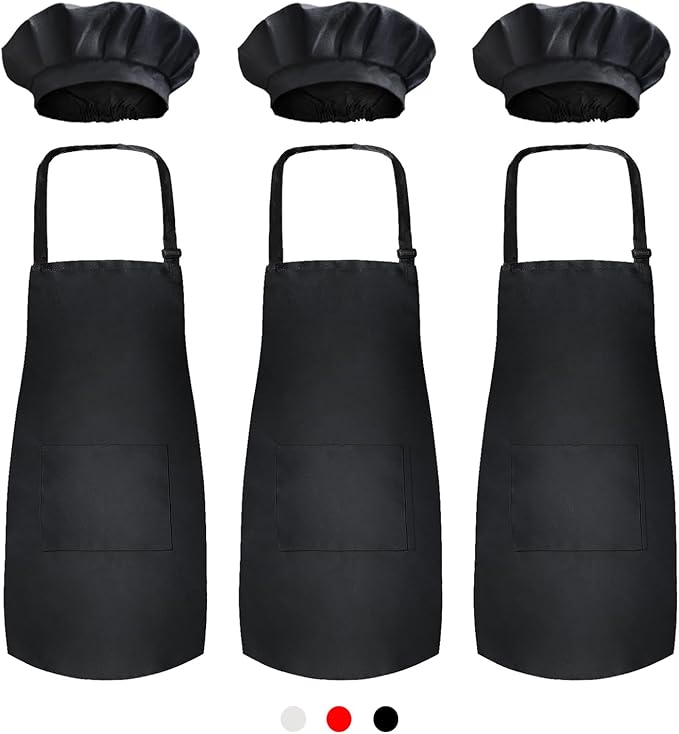 Novelty Place Kid's Apron with Chef Hat Set by NoveltyPlace