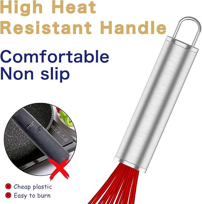 OYV Whisk, Sturdy Stainless Steel Wires Coated in Professional Silicone - Image 5