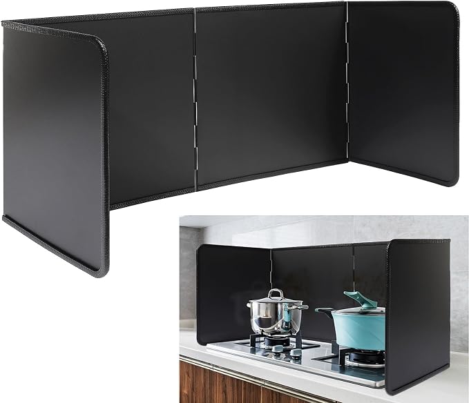 4 Sided Oil Splatter Guard Grease Splatter Guard Stove Splatter Guard, Splatter by Eslotre