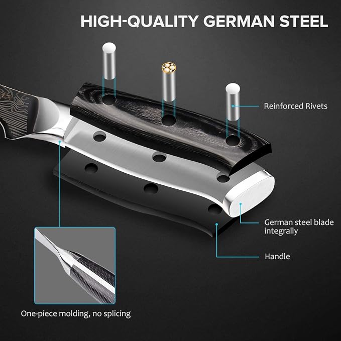MOSFiATA 6" Boning Knife, Sharp Kitchen Cooking Knife - Image 5