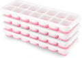 Ice Cube Trays 4 Pack, Airabc Silicone Ice Cube Trays by AlwaysMeetAllYourIceMakingNeeds