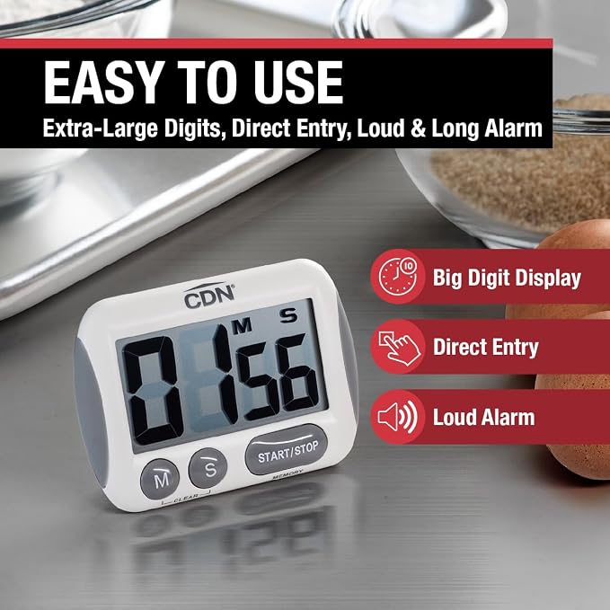 CDN Extra-Big Digit Timer | Counts Up & Down, 100 Minutes by Minutes & Seconds - Image 3