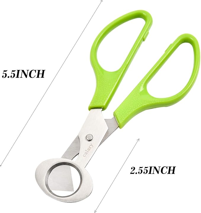 Calary 3Pcs Quail Egg Cutter Scissors Kitchen Egg Shears Tool - Image 2