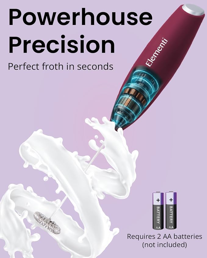 Elementi Milk Frother Wand & Drink Mixer - Image 3