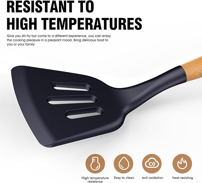 Silicone Cooking Utensils Set - Image 3
