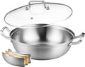 Delarlo Tri-Ply Stainless Steel 12 inch Everyday Pan by DELARLOCOOKWARE