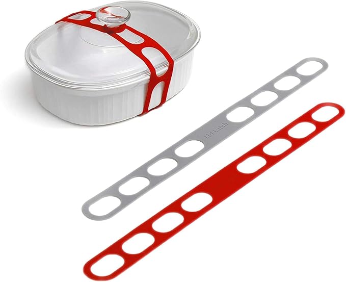 Lid Latch the reusable universal lid securing strap by Mella
