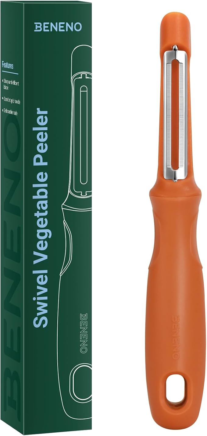 Beneno Swivel Vegetable Peeler, Razor-Sharp Smooth Peeling Potato Peelers by Beneno
