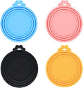Food Can Covers/4 Pack/Universal BPA Free Silicone Dog Cat Tin Lids by IVIA+PET