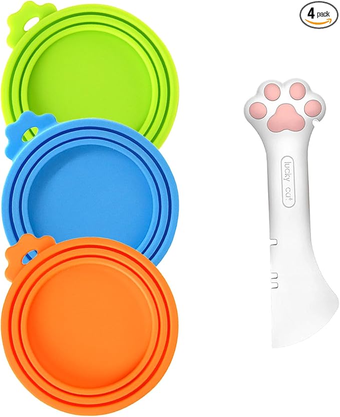 Cat Wet Food Spoon with Can Lids 3 oz by chuyouan