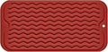 Silicone Dish Drying Mat, Non-Slip Easy Clean Sink Mat Large Heat-resistant by MODENGKONGJIAN